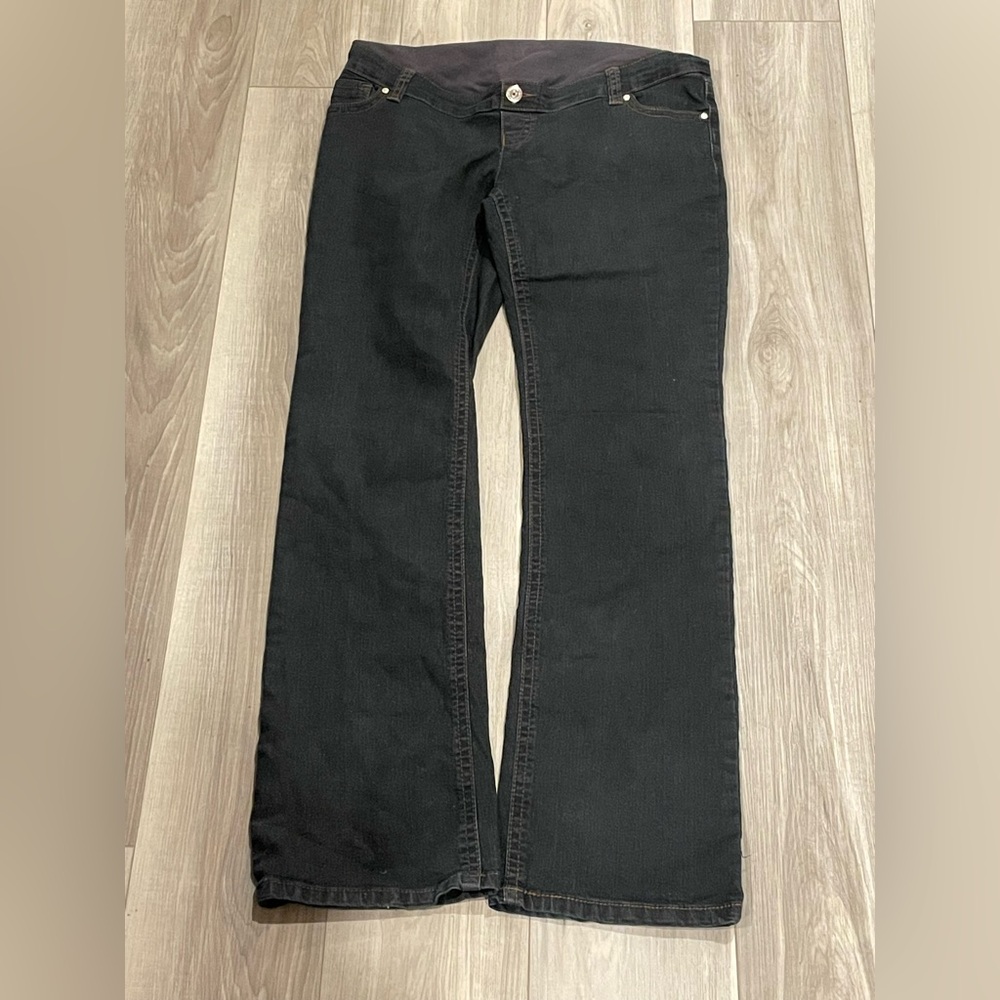 Maternity Classic Blue Dark Wash Jeans M